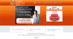 Desktop Screenshot of progettisolidarietaoikos.org